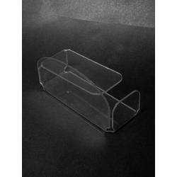 (ПОС1100) Визитница "ARC FORM" из прозрачного оргстекла