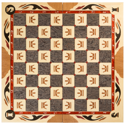 Шахматы резные ручной работы "С Гербом"