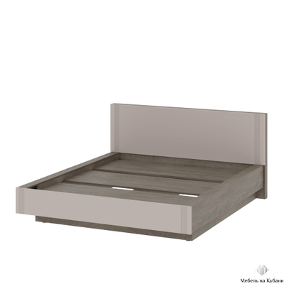 Одетта кровать 1,6х2,0 КР1 Дуб Эндгрей / Меланж