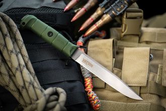 Нож Vector Sleipner Stonewash Олива