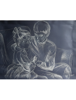 Портрет Первая любовь Круглова Ирина