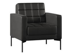 Кресло Everprof Delta Металл Черный Экокожа Черный