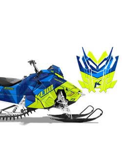 Наклейки снегоход  Polaris Axys RMK екатеринбург УФА Тюмен мотопленка.рф