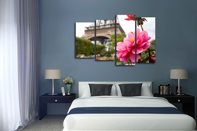 Модульная картина "Романтичный цветок"