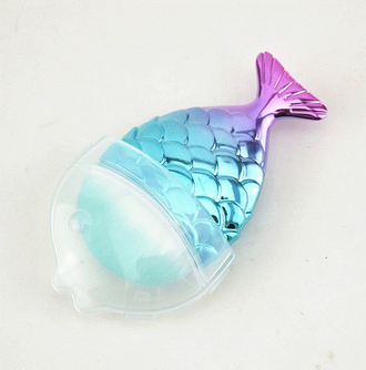 Волшебная кисть для макияжа рыбка (mermaid brush)