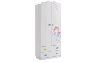 Чудо Шкаф комбинированный с ящиками двухстворчатый  (800х420х1910)