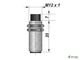 Индуктивный взрывозащищенный датчик SNI 07-4-D-P12 резьба М12х1