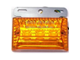 Габаритный фонарь 6001Y светодиодный желтый БОЛЬШОЙ с подсветкой 9,8 Х 6,1 см. 24V