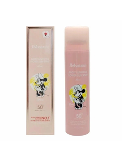 Солнцезащитный спрей JMsolution Glow Luminous Flower Sun Spray Disney Rose Edition SPF50+ PA++++ (180 мл)