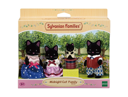 Sylvanian Families Семья Черных котов, 5530