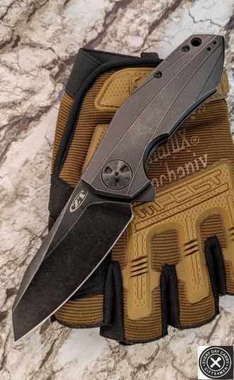 Складной нож ZERO TOLERANCE 0456 FLIPPER SINKEVICH TITANIUM Black