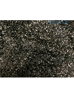 Глиттер блёстки Черный Black размер 0,4 мм вес 10 г