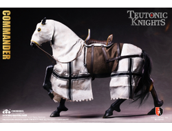 Рыцарский конь (тевтонский орден) - КОЛЛЕКЦИОННАЯ ФИГУРКА 1/6 Series of Empires Teutonic Crusader Warhorse (SE137) - COOMODEL