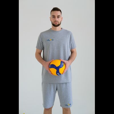 Тренировочный костюм Volleylife СЕРЫЙ МЕЛАНЖ (размер с 50 по 56)