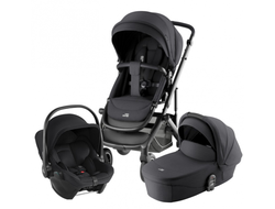 Коляска 3в1 Britax Roemer Smile 5Z, Style Carbon Black + BS CORE Space Black