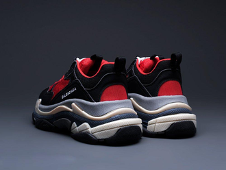 Balenciaga Triple-S (БАЛЕНСИАГА) Красные (36-40)