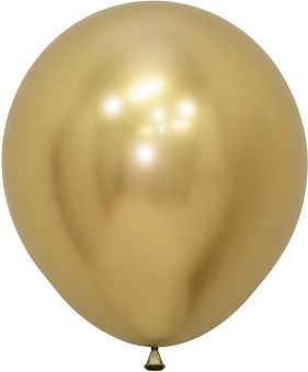 Шар (18&#039;&#039;/46 см) Золото, хром, 1шт.