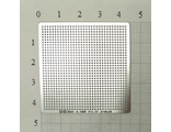 Трафарет BGA для реболлинга чипов универсальный, шаг 0.76мм., P=1.27, A=45x45