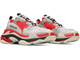 Кроссовки Balenciaga Triple S серо-красные