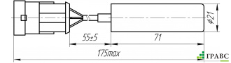 Бесконтактный герконовый выключатель RA 13-1E