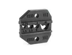 Матрица МПК-15 серия ПРОФИ для опрессовки неизолированных медных наконечников из листовой стали и медных гильз