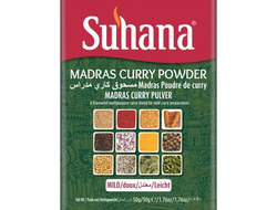 MADRAS CURRY Смесь специй Карри слабоострый Suhana 50 гр