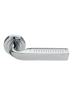 Дверные ручки Morelli Luxury MATRIX CRO Цвет - Полированный хром
