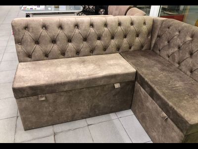 Скамья угловая Венеция кожзам (Бонмебель)