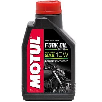 Вилочное и Амортизаторное масло MOTUL Fork Oil Expert medium 10W (полусинтетика) - 1 л. (105930)