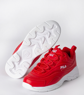 Кроссовки FILA RAY Красные женские (36-41)