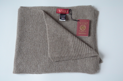 Шарф из альпака бежевого цвета