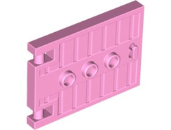 Door 1 x 5 x 3 with 3 Studs and Handle, Bright Pink (93096 / 4599687)