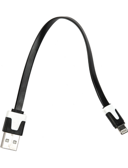 Кабель для зарядки и передачи данных, USB - Lightning, 0,15м, Dialog HC-A6401 (черный)