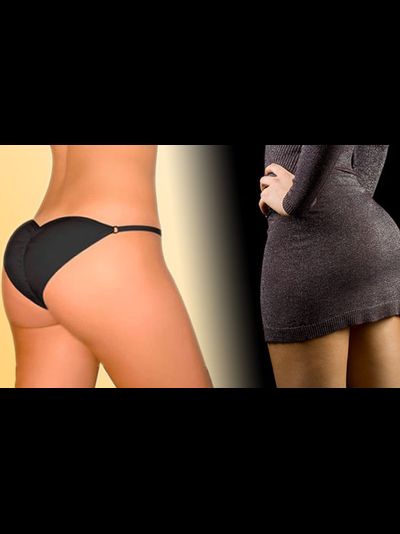 Стринги пуш-ап Incredible Curves (черные или белые)