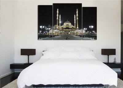 Модульная картина "Сердце Чечни"