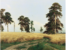 Картина обогреватель, репродукция Шишкина Рожь