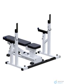 Скамья регулируемая со стойками