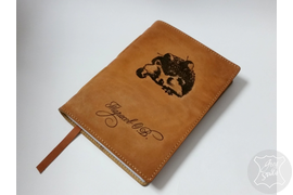 именной ежедневник на заказ, ежедневник из натуральной кожи, подарок для руководителя