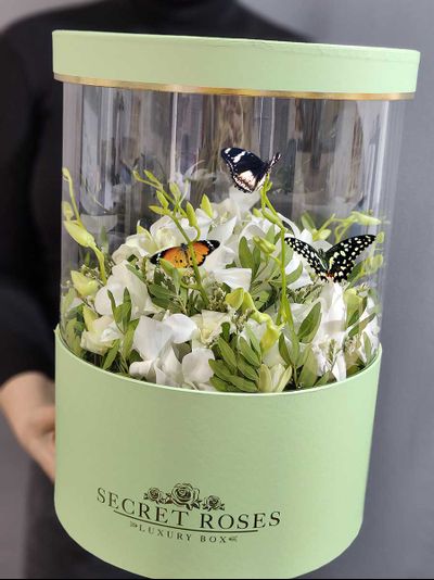 Букет с бабочками № 132