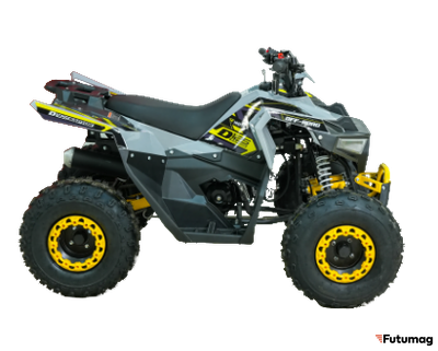Квадроцикл бензиновый MOTAX GRIZLIK RAPTOR D125 желтый