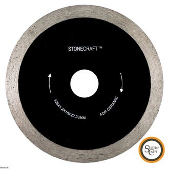 Алмазный диск для керамики и кварцита d 125 * 22.23 мм