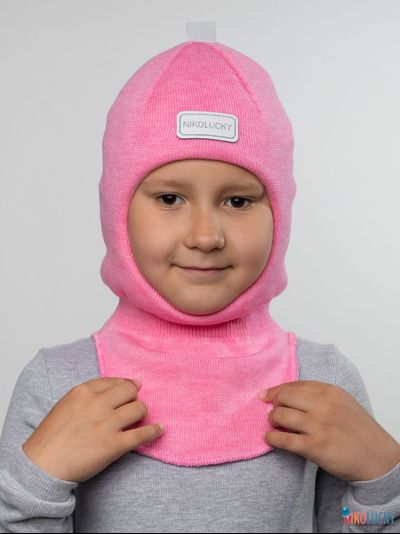 Шапка-шлем "NK"   20101-01, цвет розовый р. 52-54