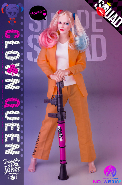 Харли Квинн (делюкс версия) - Коллекционная ФИГУРКА 1/6 Clown Queen deluxe edition (WS010-B) - War Story