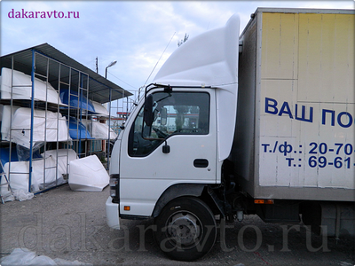 Обтекатель Спойлер на ISUZU-NQR