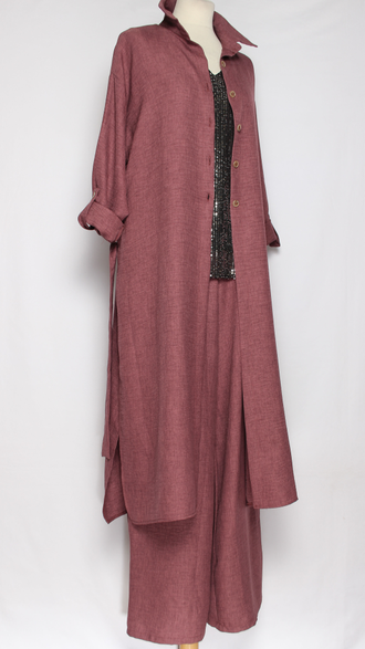 КОСТЮМ БРЮЧНЫЙ "ДВОЙКА" брусника р.50,52,54