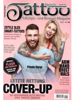 Tattoo Spirit Magazine Issue 136, Иностранные журналы о татуировках, Тату журналы, Intpressshop