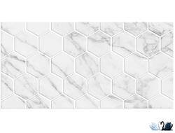 Настенная плитка Belani Marble Декор Гексо 30 х 60 см под мрамор гексагоны купить в магазине Marysя