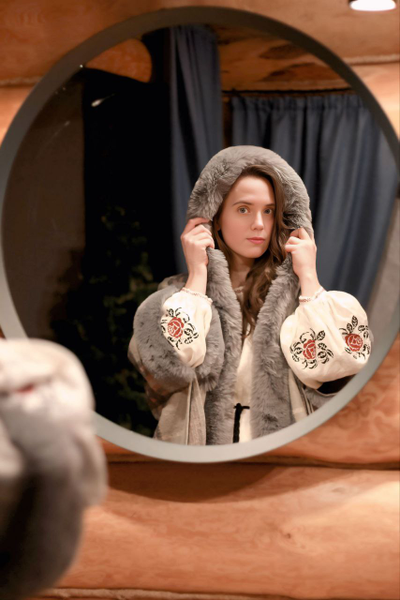 Платье рубаха "Розы"