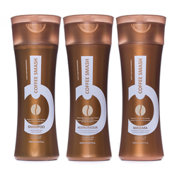 Мини-набор для выпрямления волос Coffee Smash, 150/150/150 мл.