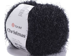 Christmas (Yarn Art) пряжа цвет № 01 черный
